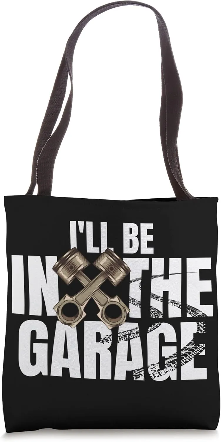 Still Playing With Blocks Engine Mechanic Horse Power Car Tote Bag