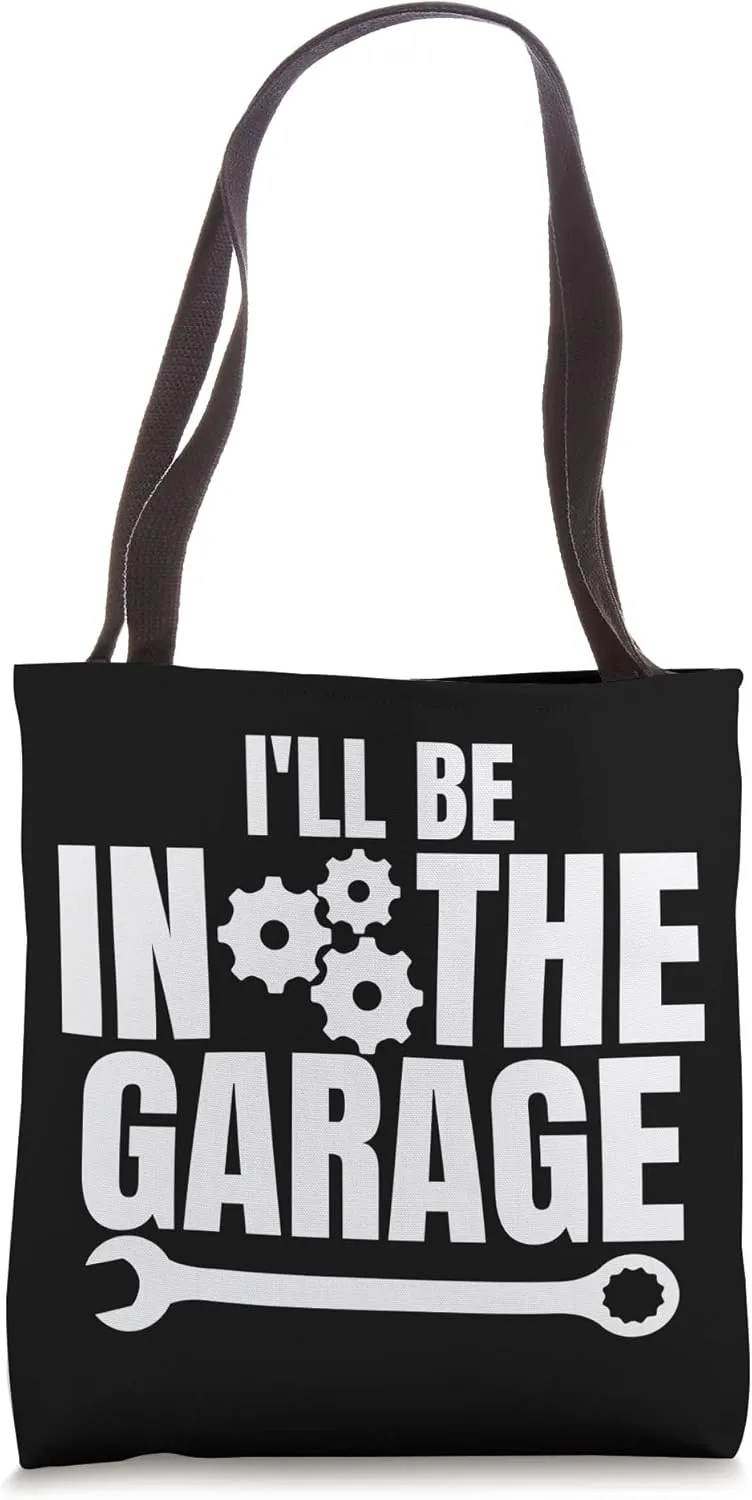Still Playing With Blocks Engine Mechanic Horse Power Car Tote Bag
