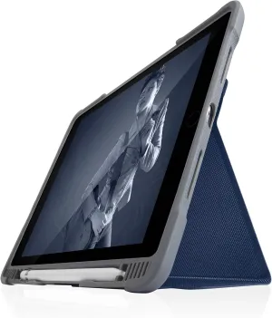STM Dux Plus Duo, Ultra-Protective case for Apple iPad 8th/7th Gen - Midnight Blue (stm-222-236JU-03)