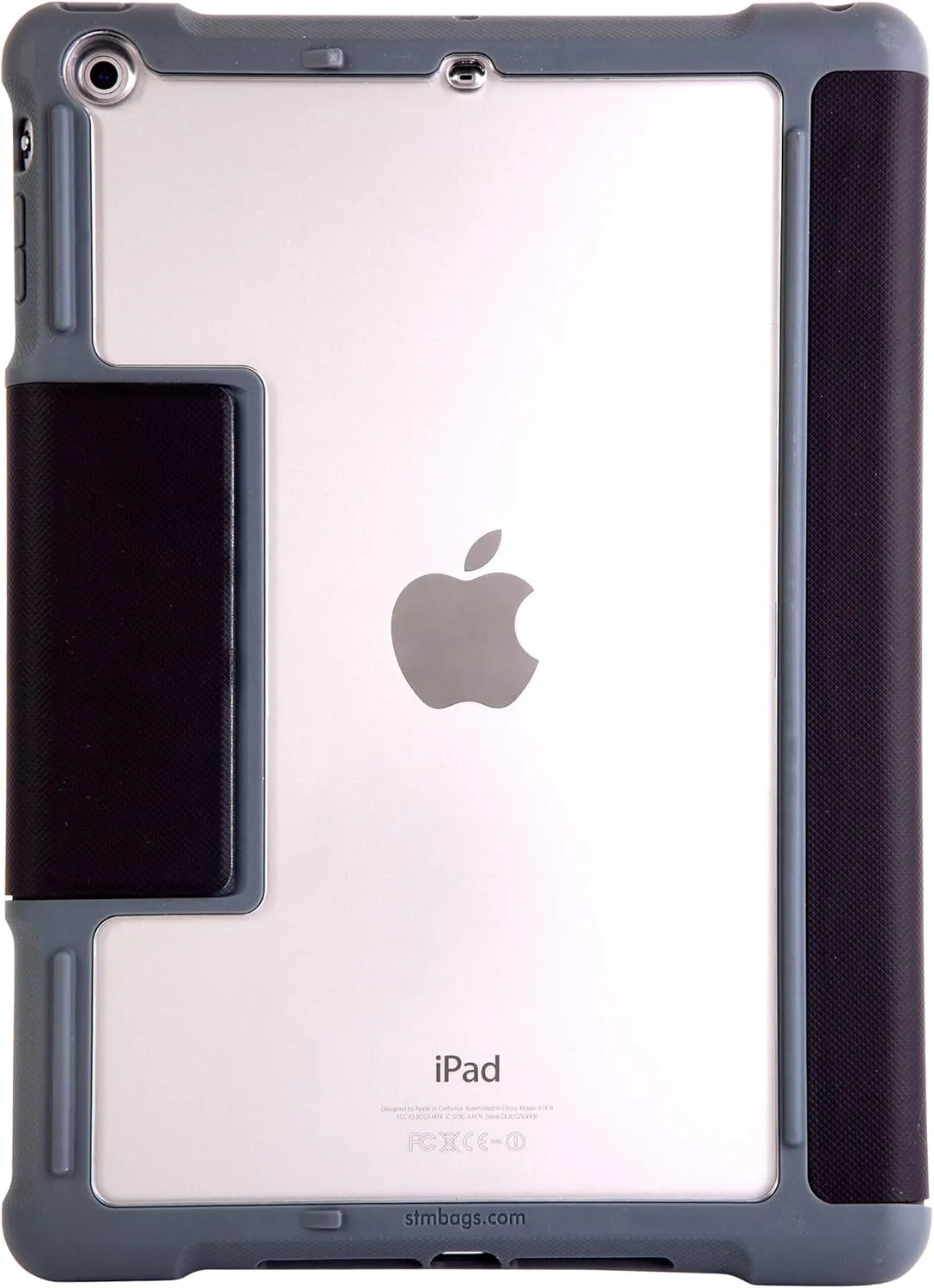 STM Dux, rugged case for Apple iPad 2, 3, 4 - Black (stm-222-066J-01)