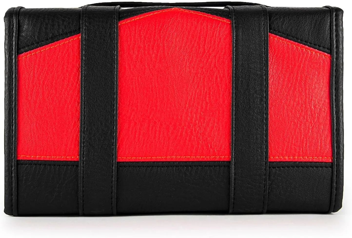 Stowaway Compact Roll Up Pouch, Red/Black, One Size