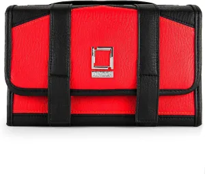 Stowaway Compact Roll Up Pouch, Red/Black, One Size