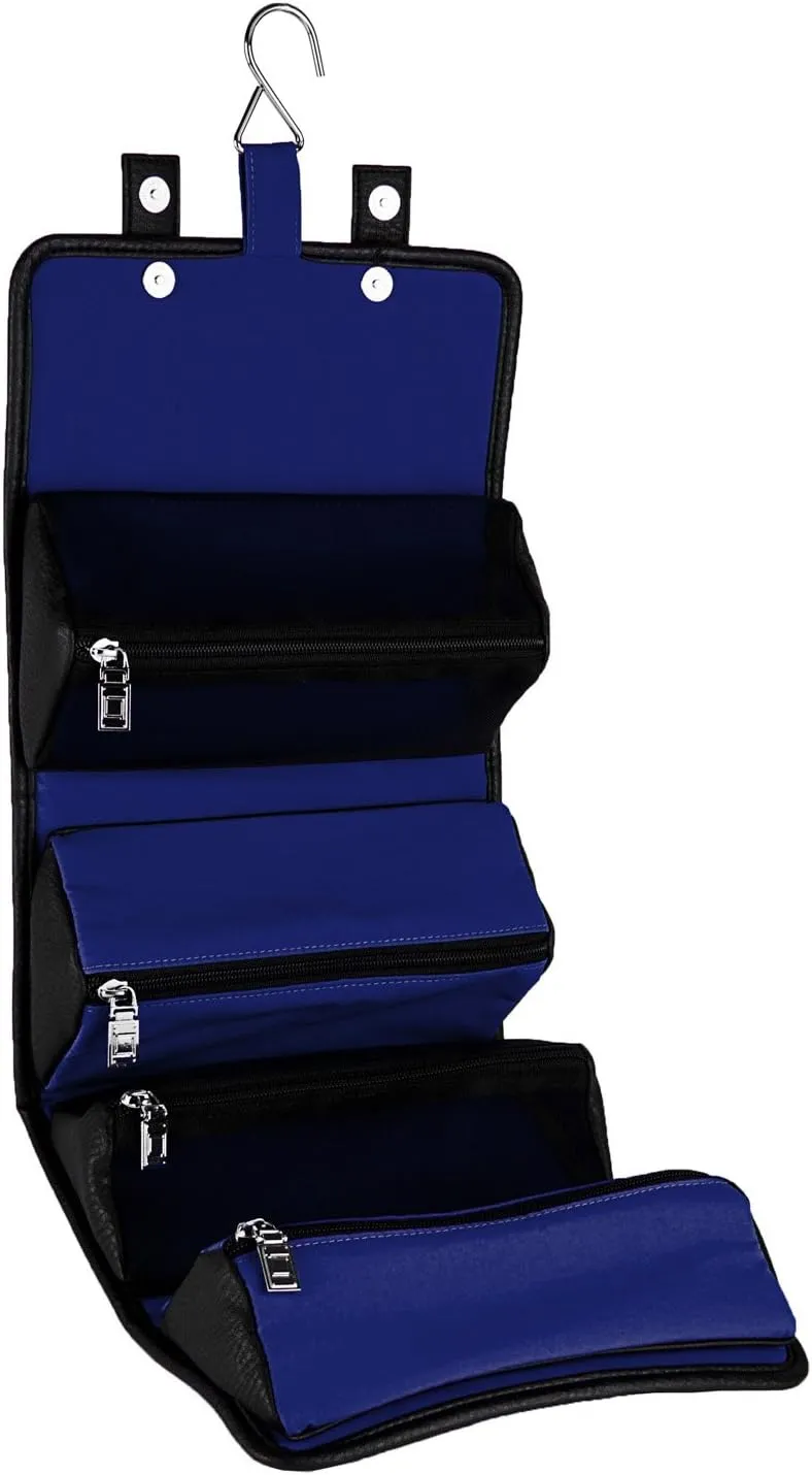 Stowaway Compact Roll Up Pouch, Royal Blue/Black, One Size