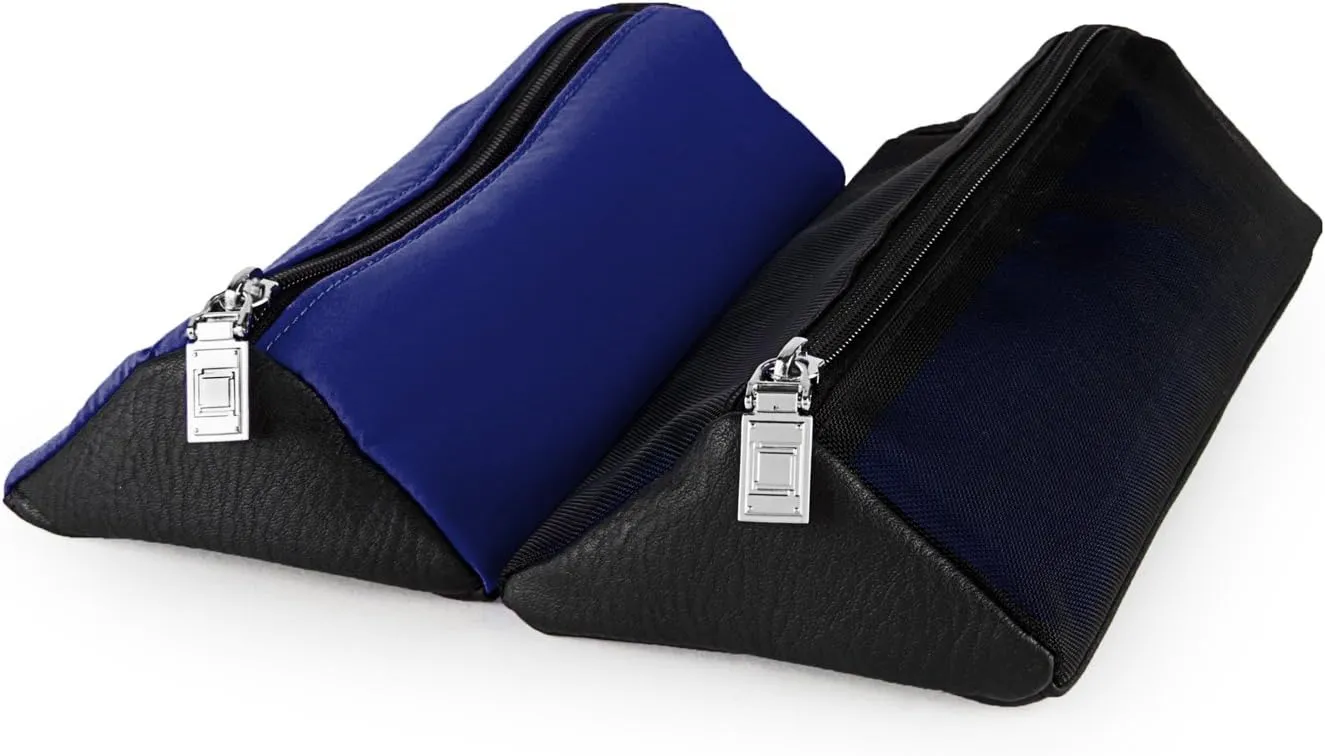 Stowaway Compact Roll Up Pouch, Royal Blue/Black, One Size