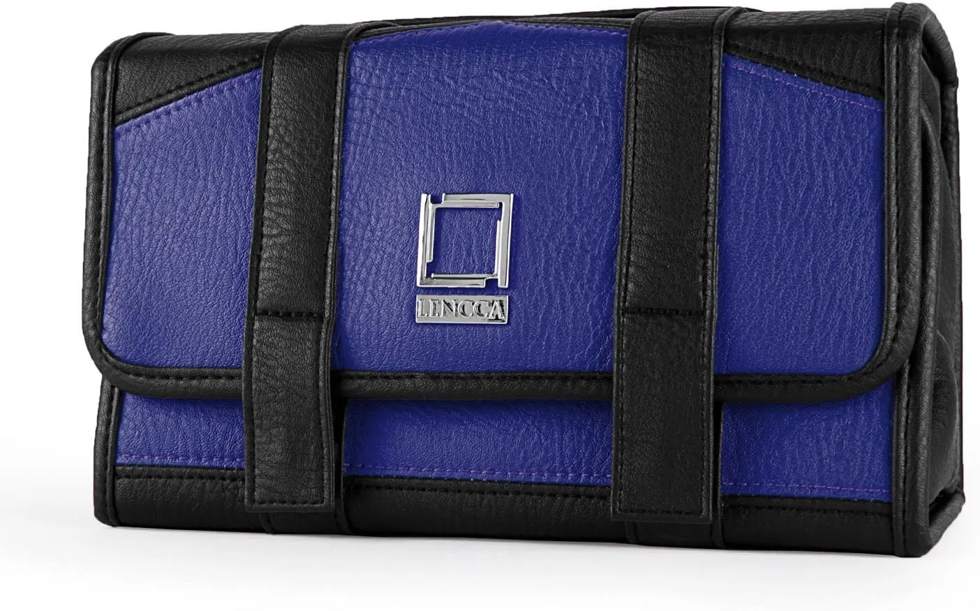 Stowaway Compact Roll Up Pouch, Royal Blue/Black, One Size
