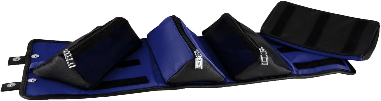 Stowaway Compact Roll Up Pouch, Royal Blue/Black, One Size