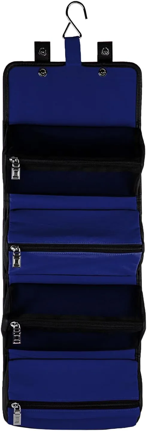 Stowaway Compact Roll Up Pouch, Royal Blue/Black, One Size
