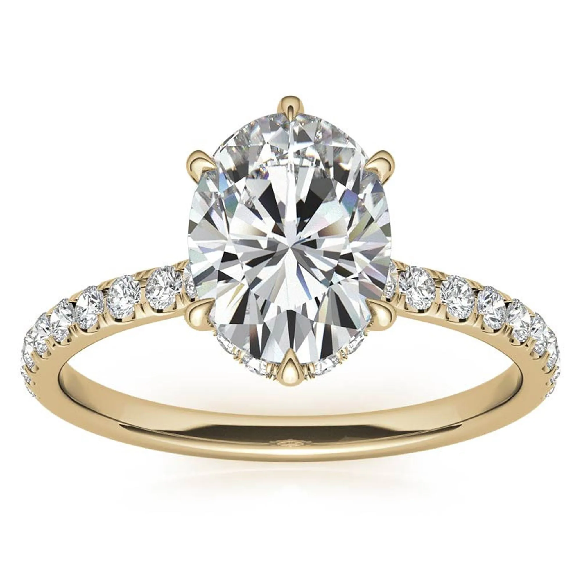Stunning Adjustable Stackable Oval Ring in Yellow Gold Plated Sterling Silver