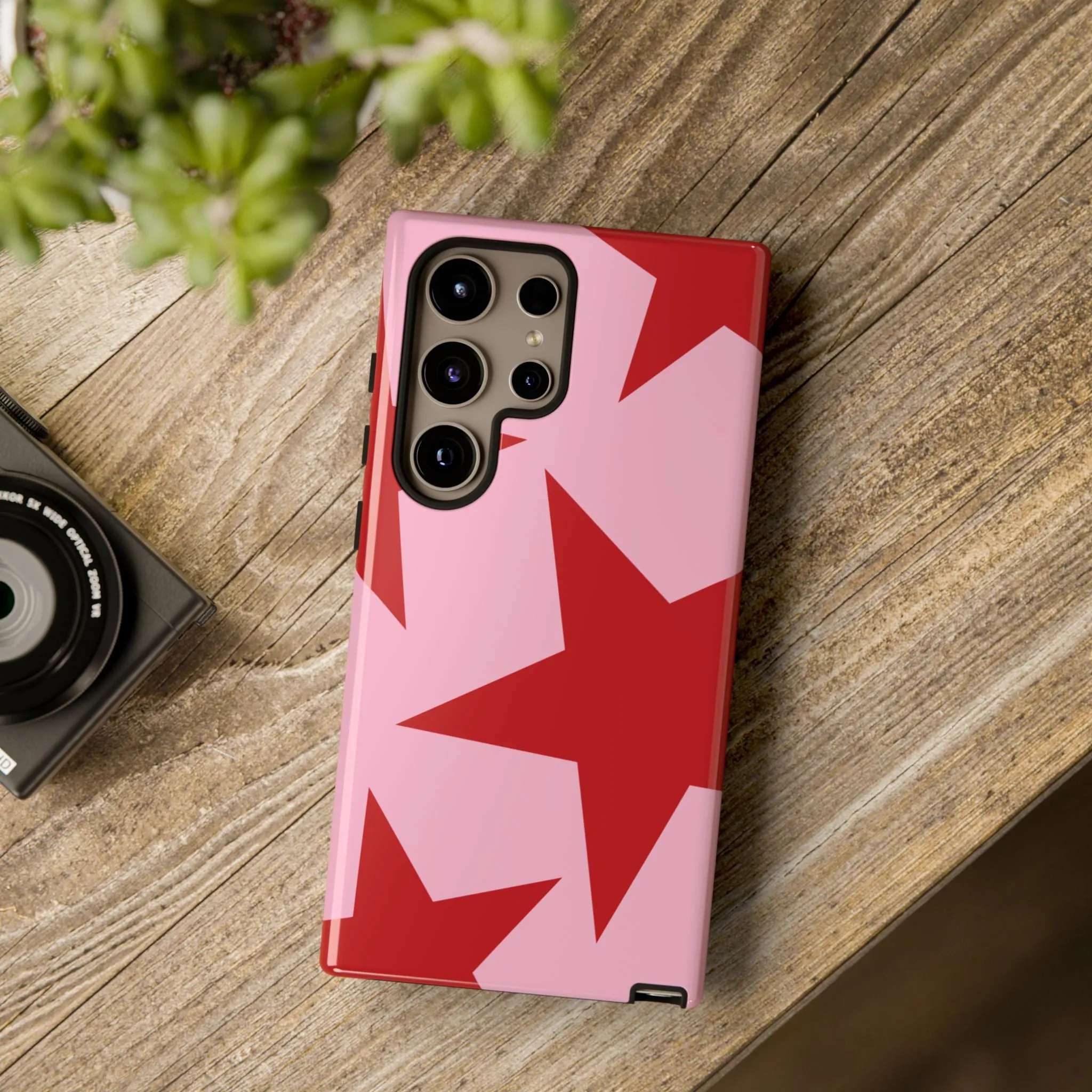 Superstar | Pink Stars Galaxy Case