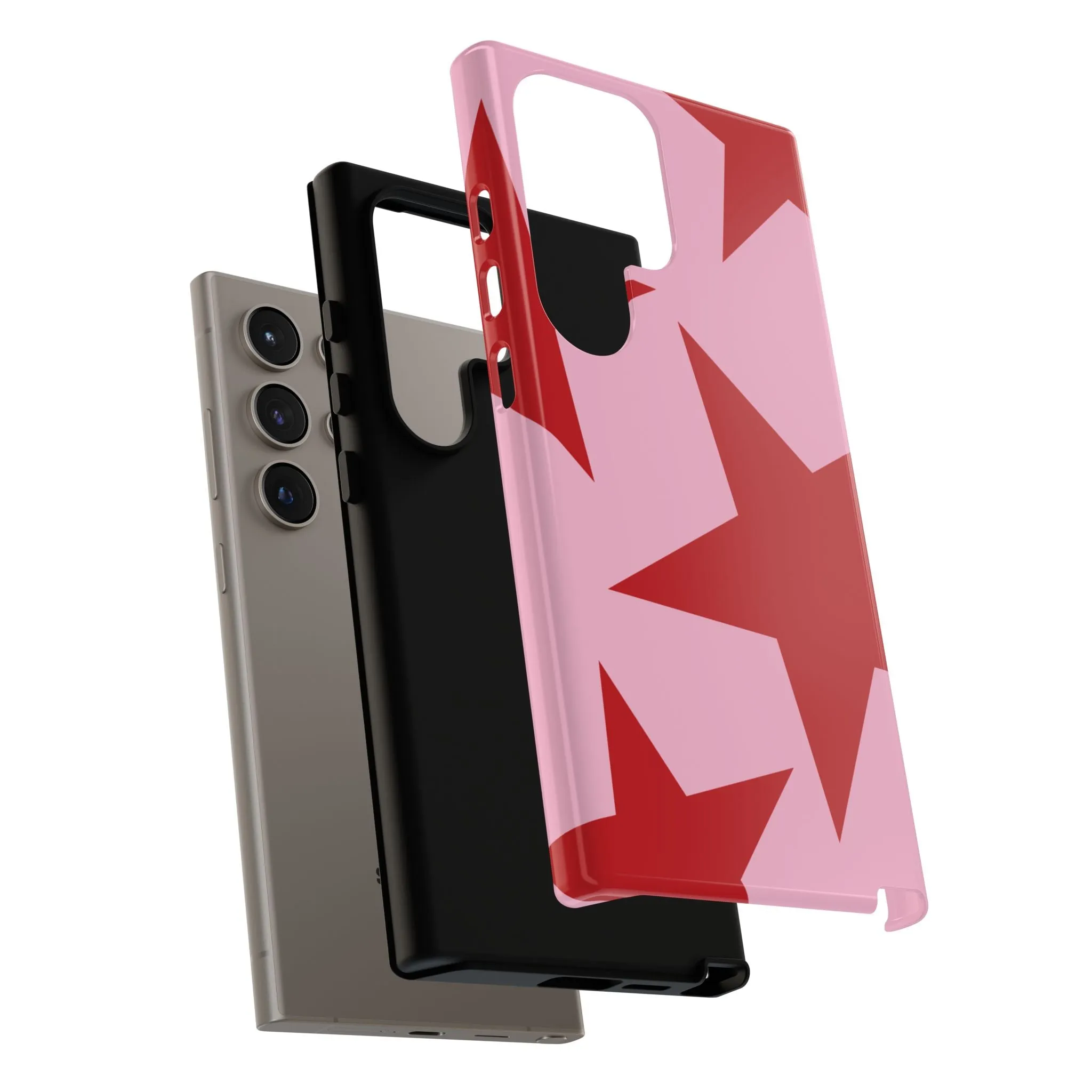 Superstar | Pink Stars Galaxy Case