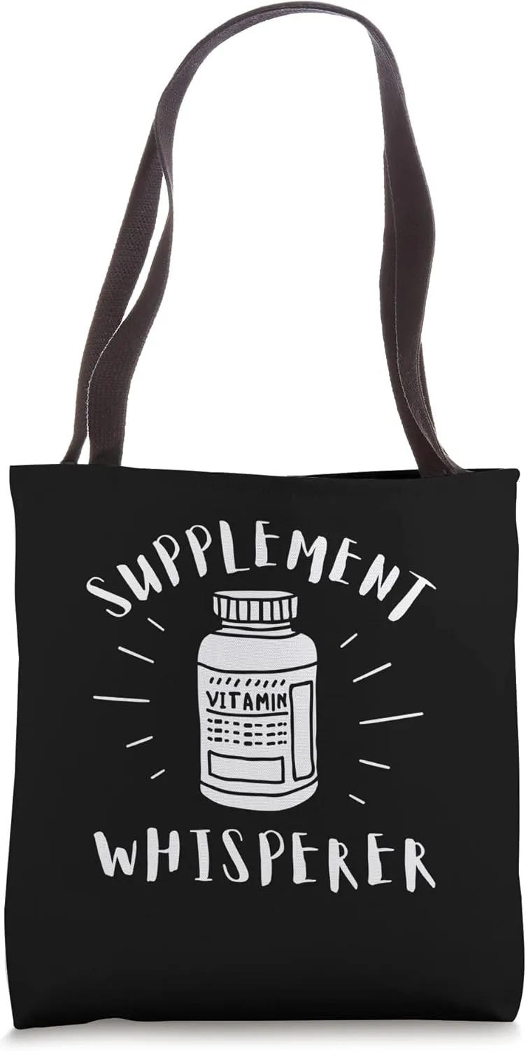 Supplementation Weight Lifting Joint Supplement Store Tote Bag