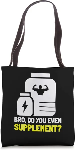 Supplementation Weight Lifting Joint Supplement Store Tote Bag