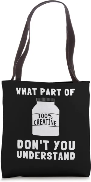 Supplementation Weight Lifting Joint Supplement Store Tote Bag