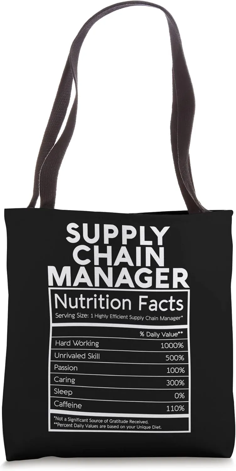 Supply Chain Manager Management Disruption Issue Coordinator Tote Bag