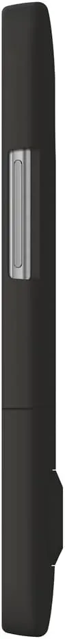 Surface Case with Metal Kickstand and Holster Combo for HTC One (M8) - Retail Packaging - Black