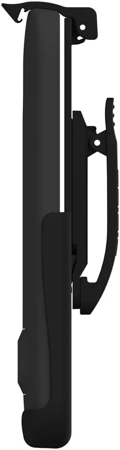 Surface Case with Metal Kickstand and Holster Combo for HTC One (M8) - Retail Packaging - Black