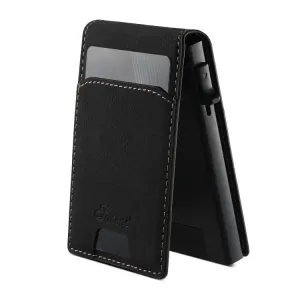 Suteni Litchi Texture Magnetic Key Press Automatically Pop Up Card Box