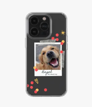 Sweet Boy Bagel Aesthetic Polaroid Silicone Case