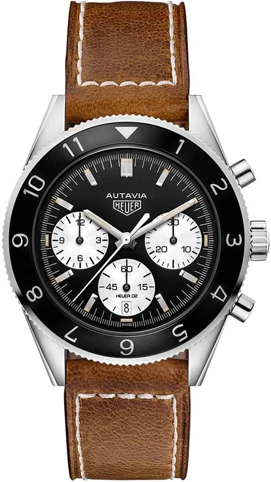 Tag Heuer Heritage Chronograph Black Dial Men's Watch CBE2110.FC8226