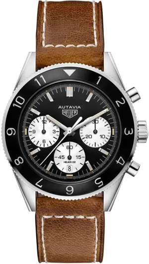 Tag Heuer Heritage Chronograph Black Dial Men's Watch CBE2110.FC8226