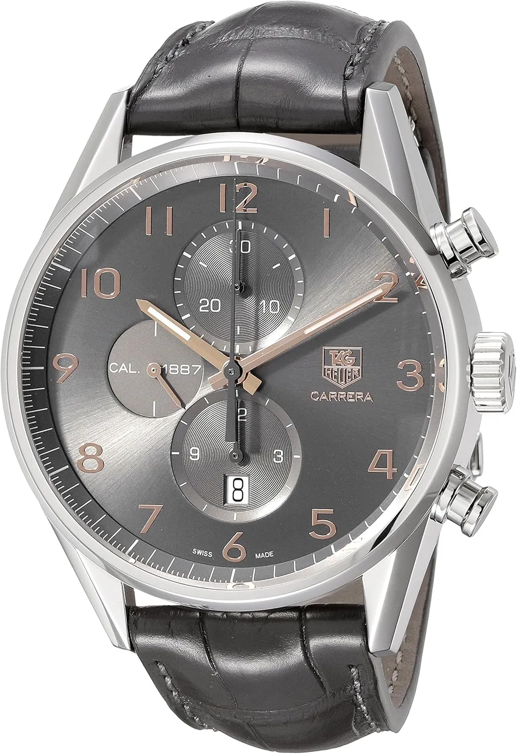 TAG Heuer Men's CAR2013.FC6313 Carrera Analog Display Swiss Automatic Grey Watch