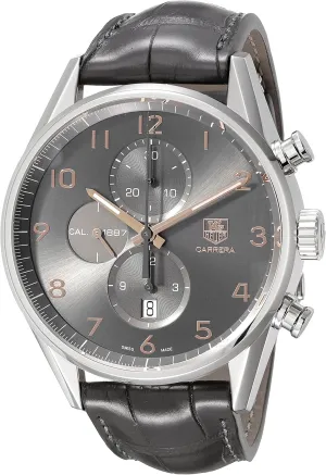 TAG Heuer Men's CAR2013.FC6313 Carrera Analog Display Swiss Automatic Grey Watch