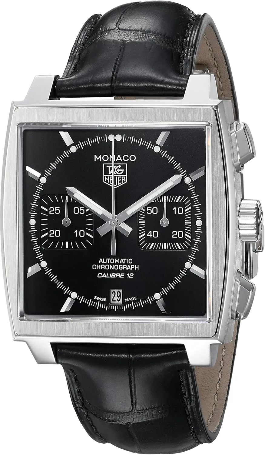 TAG Heuer Men's CAW2110.FC6177 Monaco Calibre 12 Automatic Chronograph Watch
