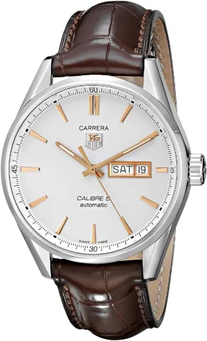 TAG Heuer Men's WAR201D.FC6291 Carrera Analog Display Swiss Automatic Brown Watch