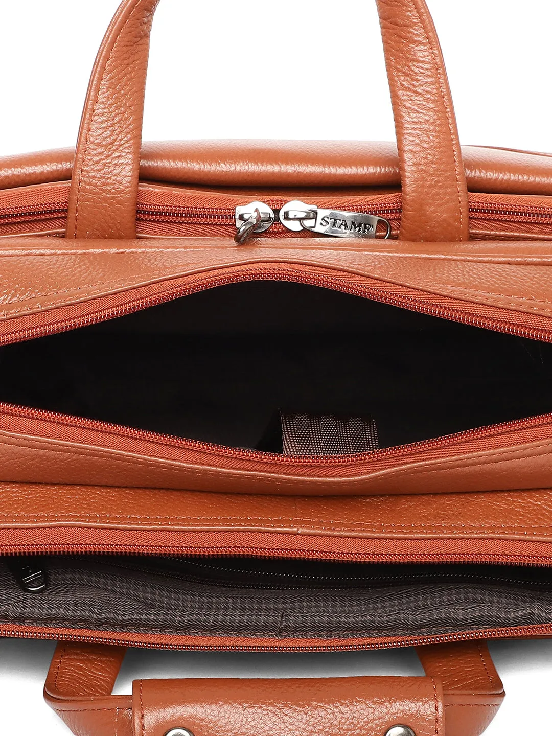 Tan Leather Laptop / Office Bags ZP12137