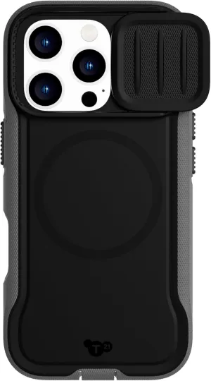 Tech21 EvoMax for iPhone 16 Pro Compatible with MagSafe - Impact Protection Case 21x Military Standard Tested - Camera Shield -in Black/Charcoal