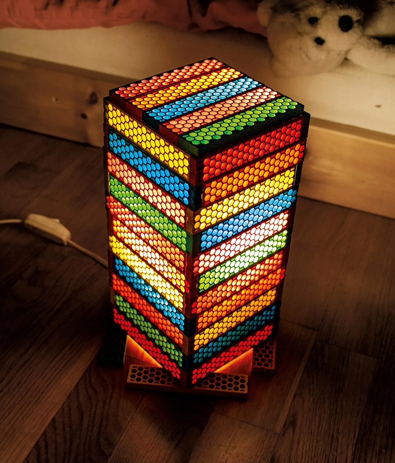 Tegu 120 Piece Perfect Blocks Building Set, Rainbow (Amazon Exclusive)