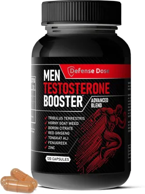Testosterone Libido Booster Supplement for Men - Muscle Growth Support Workout Energy Stamina Performance Enhancer - Natural Fast Acting Body Building Sports Enhancing Nutrition Male Enhancement Pill