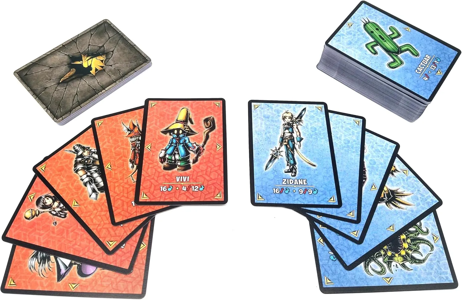 Tetra Master Card Game Set | Custom Game Cards with Dice & Strategy Guide | Collectible Board Game Inspired by FFIX for Strategy Fans & Retro Gamers