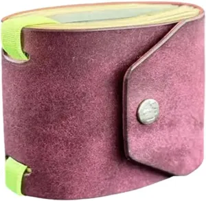 The Cash Wrap Wallet, Handy Purse Bands With Magnetic Clasp, Small Compact Luxury Pocket Wallet 1 To 99 Bills (Purple)