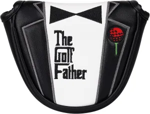 The Golf Father Golf Club Covers, Driver Fairway Hybrid Headcover, Funny Putter Cover Magnetic, Black & White Color Iron Covers,Golf Gifts for Men