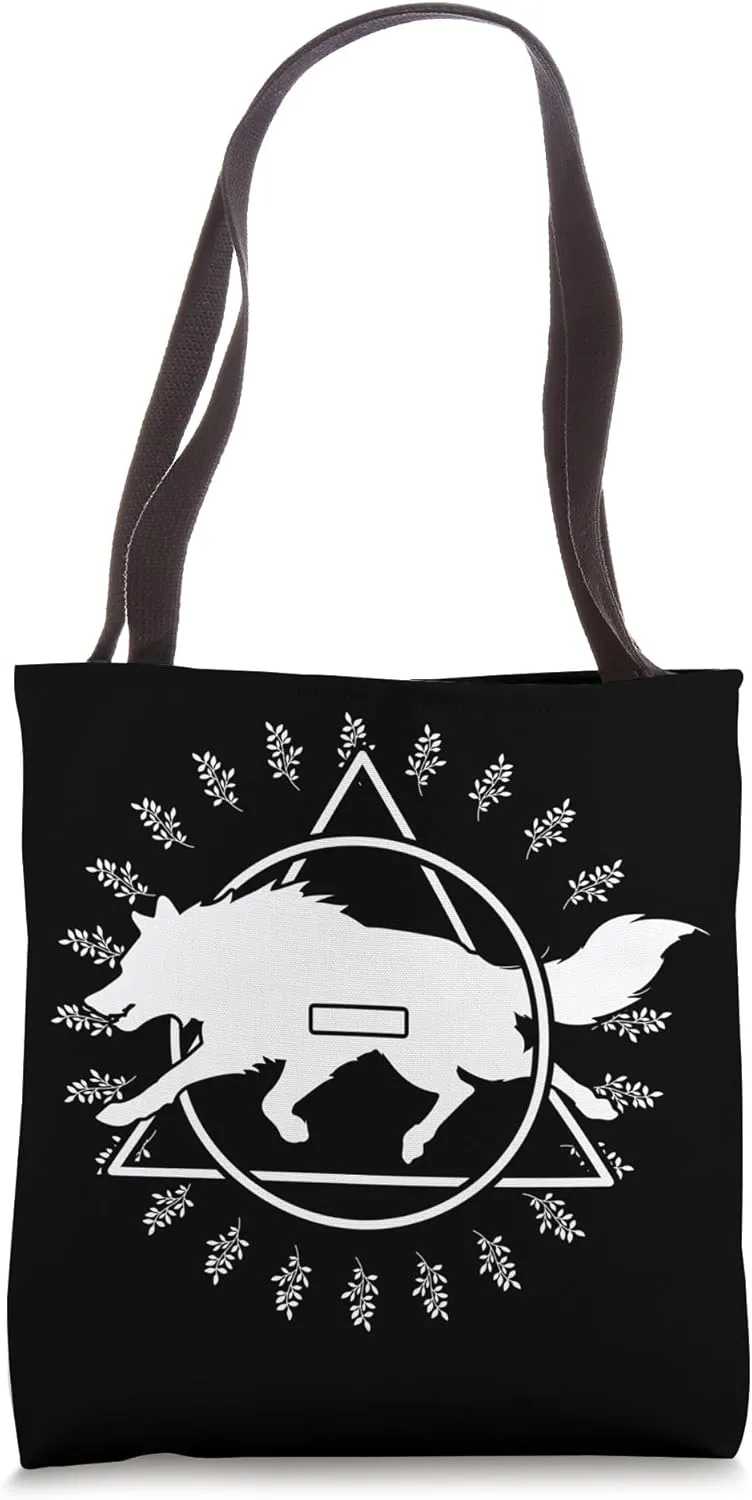 Therian Theta Delta Wolf Alpha Pack Fox Dog Furry Otherkin Tote Bag