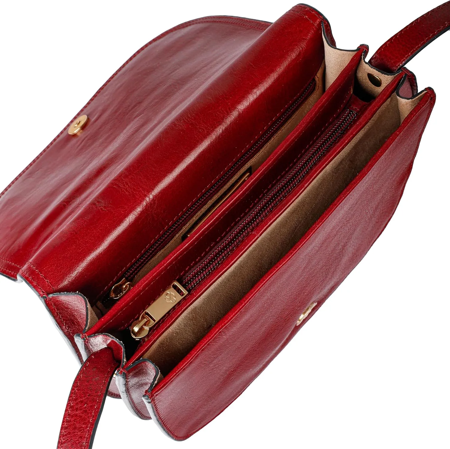 Time Resistance Leather Cross Body Bag for Women Shoulder Bag Messenger Purse Gift Box Included