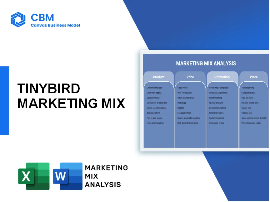TINYBIRD MARKETING MIX