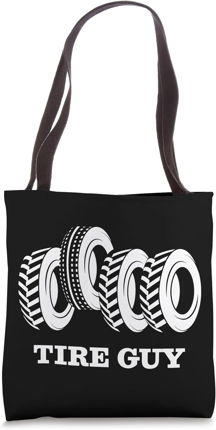 Tire Enthusiast Tire Guy Wheels Rims Workshop Tote Bag