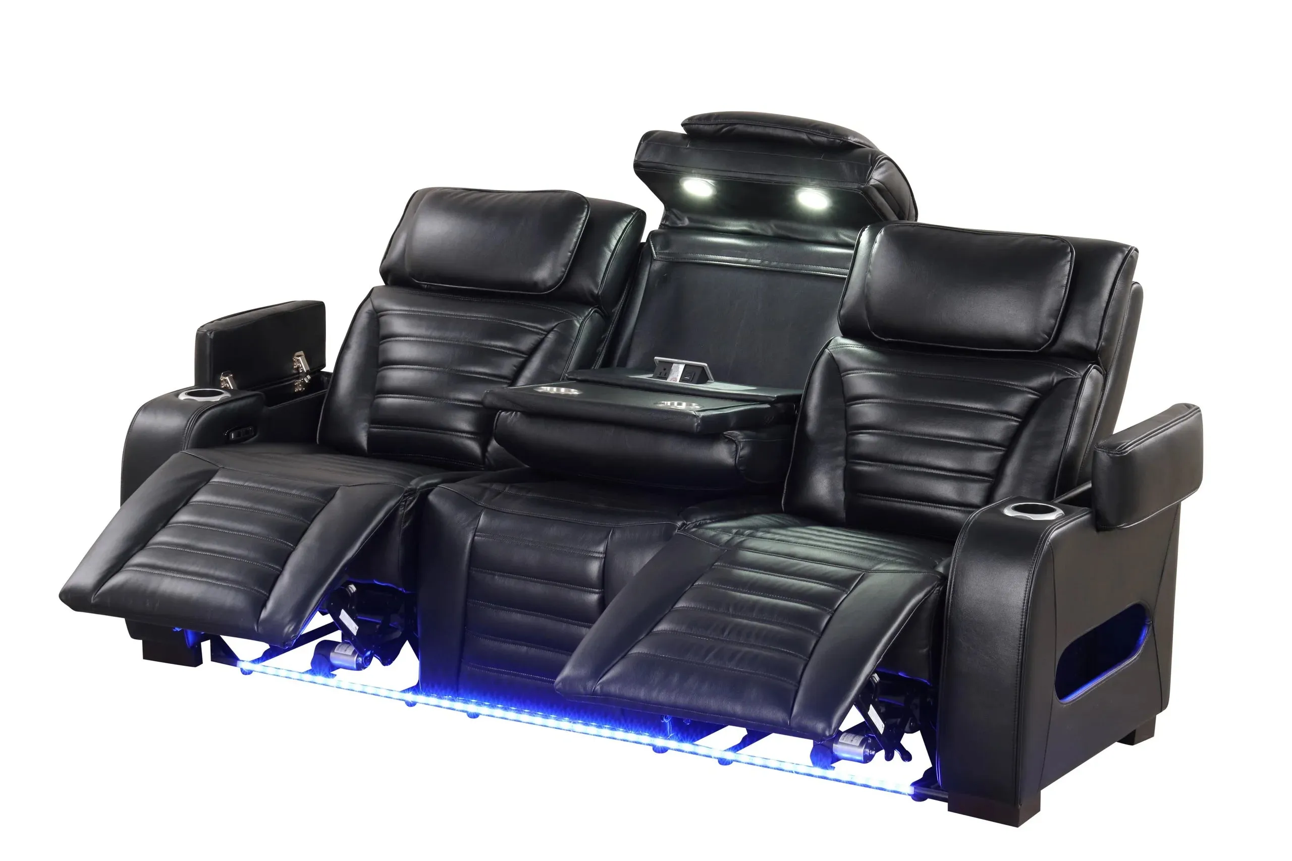 Tokyo Black 3-Piece Power Reclining Set