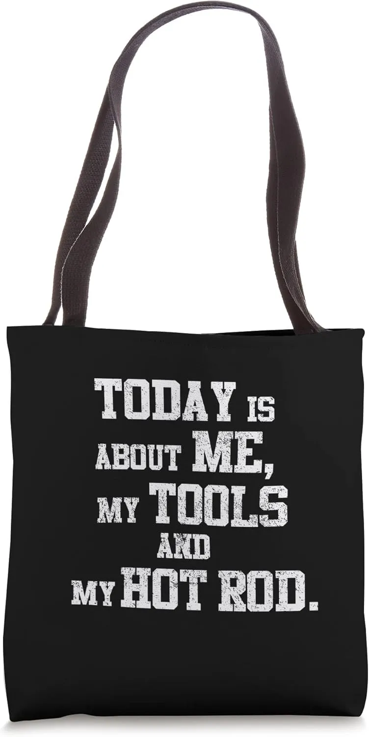 Tools and Hot Rod Obsession Tote Bag