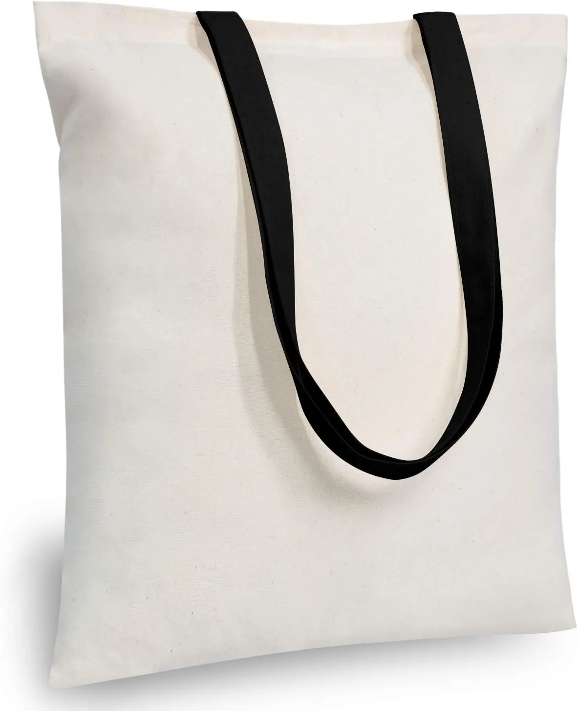 TOPDesign 24-Pack Economical Cotton Tote Bag, Lightweight Medium Reusable Grocery Shopping Cloth Bags, Suitable for DIY, Advertising, Promotion, Gift, Activity