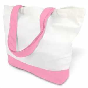 TOPDesign 3-Pack Super Strong Large 12oz Cotton Canvas Tote Bags, Reusable Grocery Shopping Cloth Bags, Fashionable Two-Tone Totes for Crafts, DIY Your Creative Designs