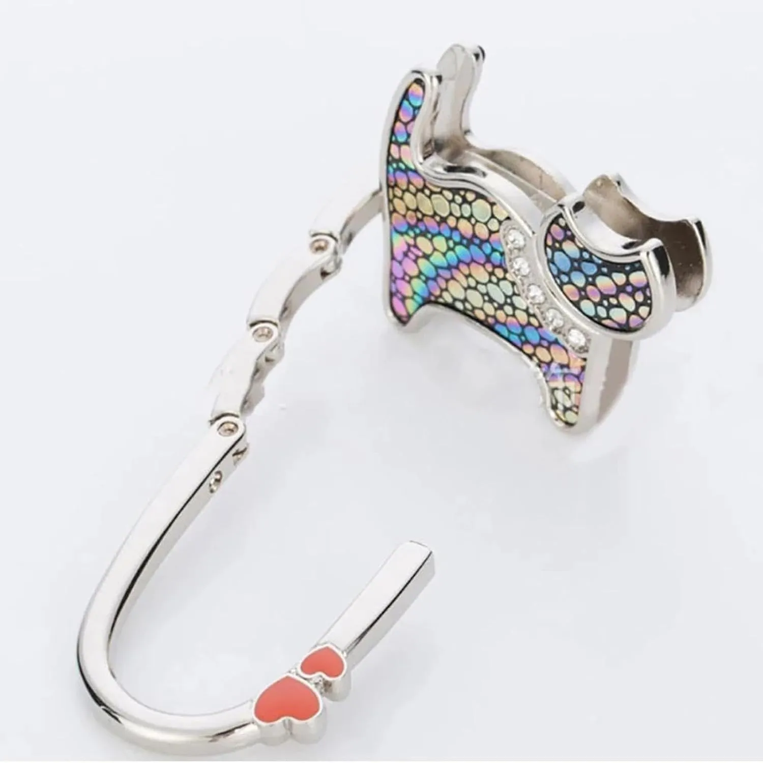 TopHomer Cartoon Cat Design Foldable Handbag Portable Hanger Mini Heavty Duty Folding Purse Table Hook Holder