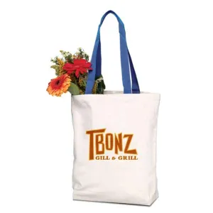 Tote Bag with Contrasting Web Handles