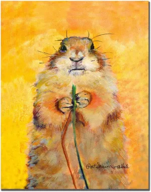 Trademark Art Target Canvas Art by Pat Saunders White, 14 by 19-Inch