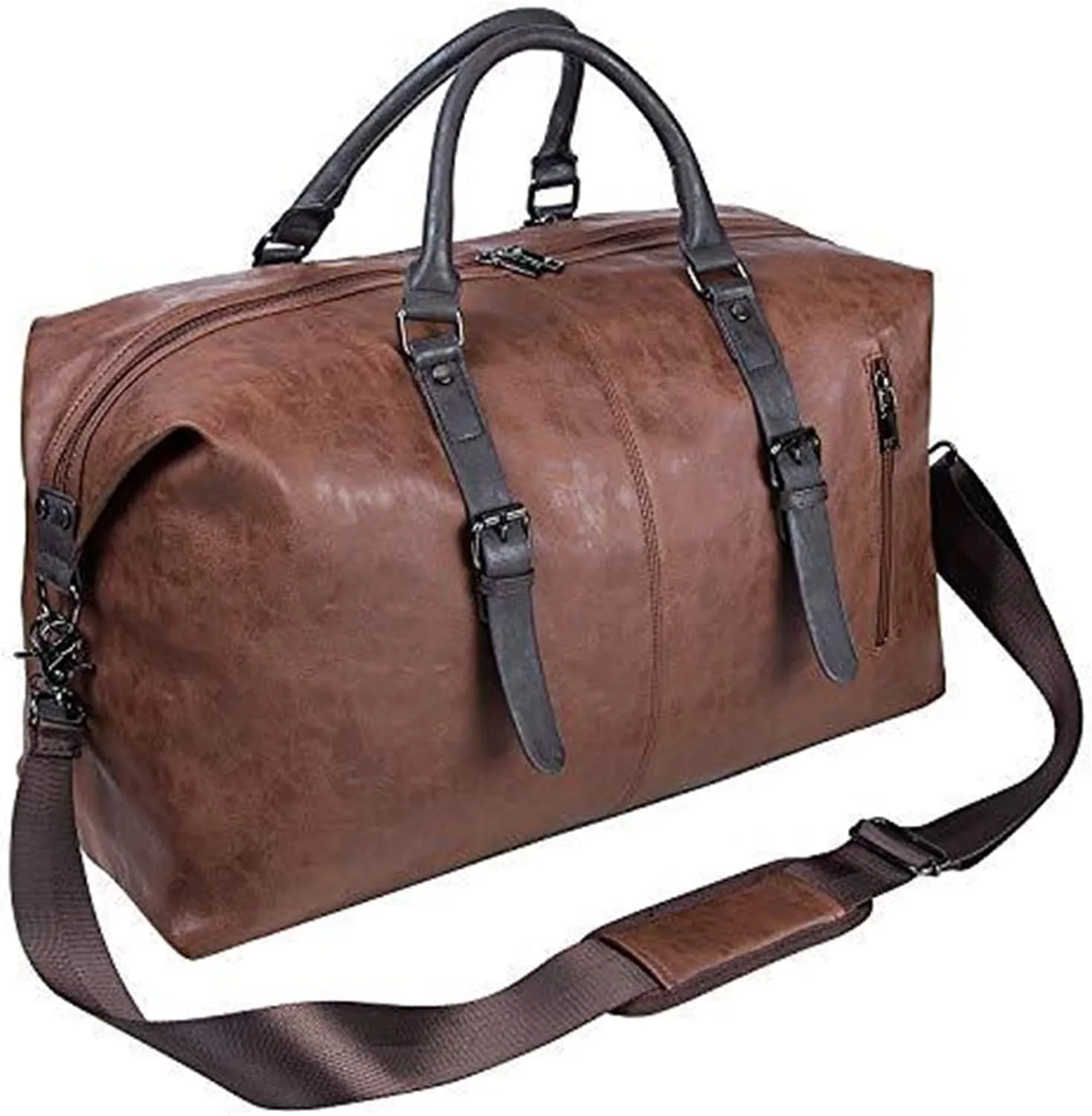 Travel Duffel Bags Oversized Duffel Bag Travel Bag Waterproof Leather Weekend Bag Large Portable Duffel Bag, Suitable for Men or Women