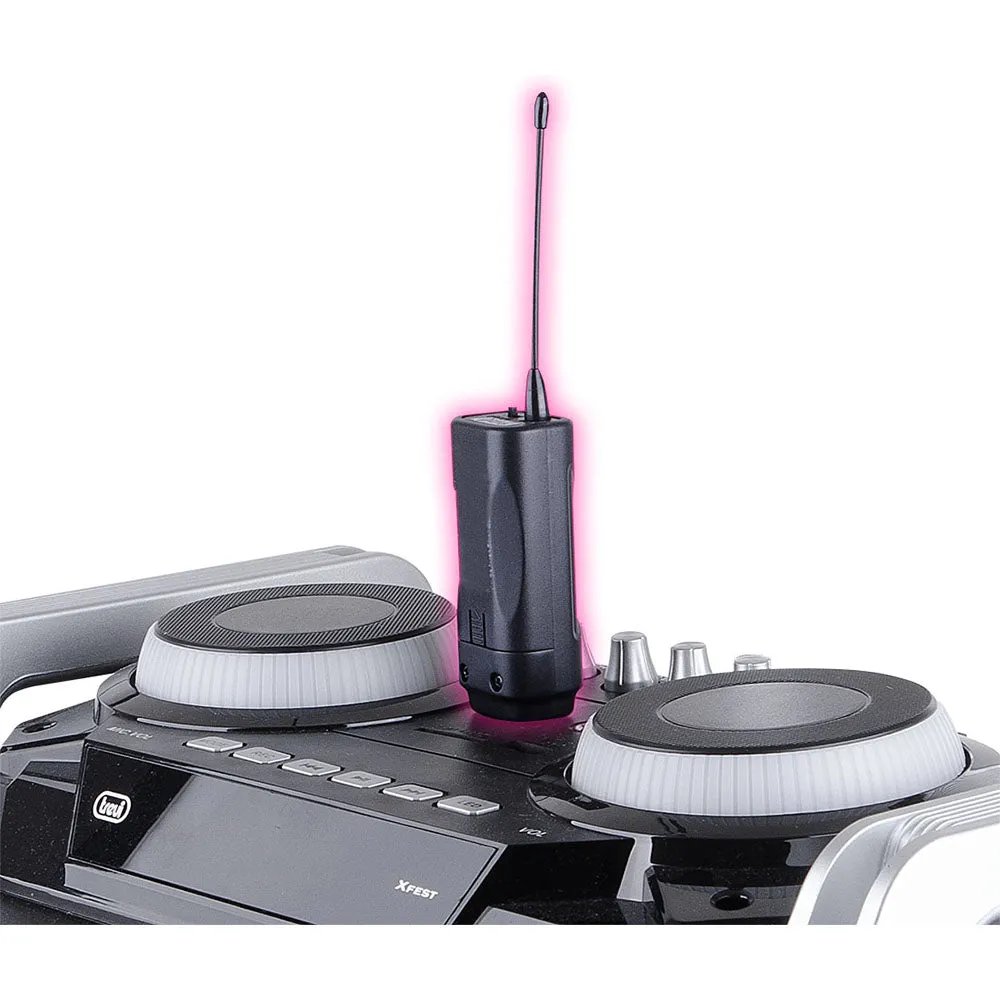 Trevi VHF EM 408 R Wireless Headband with Microphone Set - Black | 21171