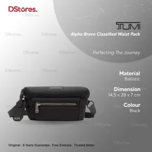 TUMI Alpha Bravo Classified Waist Pack - Black