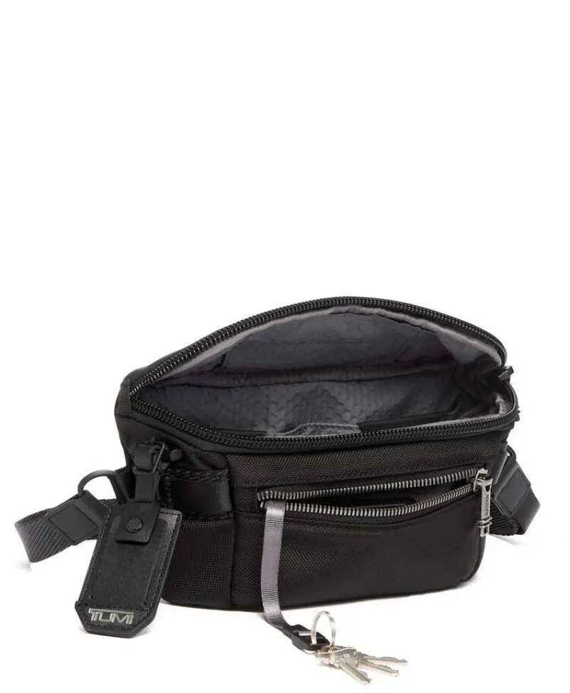 TUMI Alpha Bravo Classified Waist Pack - Black